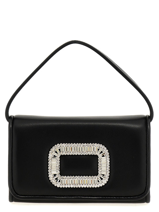 Roger Vivier Black Lamb Leather Handbag