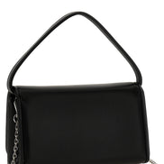 Τσάντα Roger Vivier μαύρη από δέρμα αρνιού