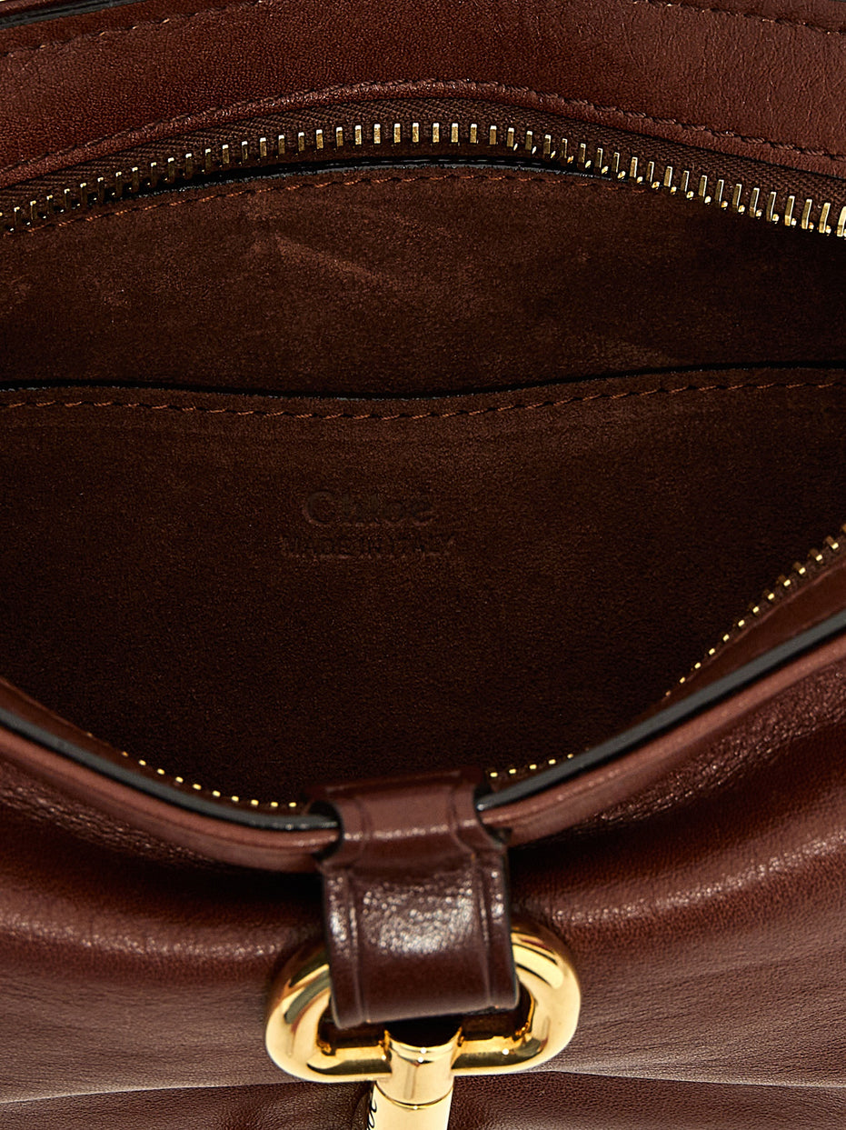 Chloé Brown Cotton Shoulder Bag