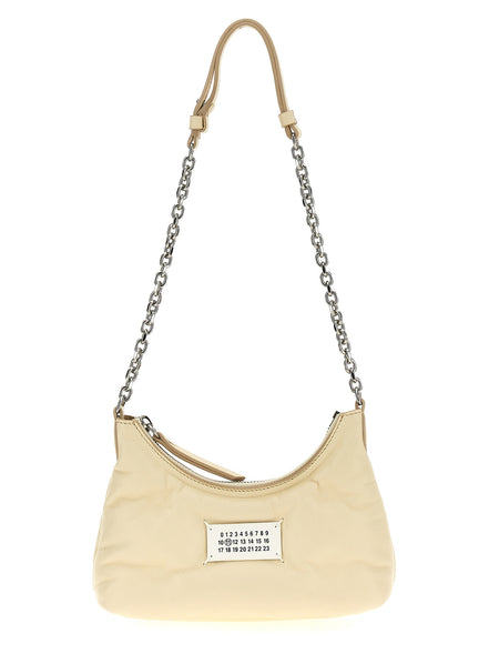 Maison Margiela White Lamb Leather Shoulder Bag