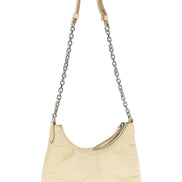 Maison Margiela White Lamb Leather Shoulder Bag