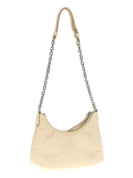 Maison Margiela White Lamb Leather Shoulder Bag