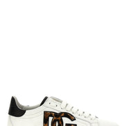 Dolce & Gabbana Multicolor Calfskin Low Top Sneakers