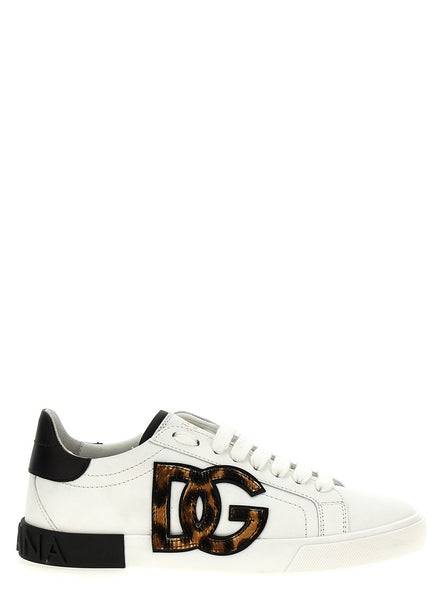 Dolce & Gabbana Multicolor Calfskin Low Top Sneakers