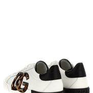 Dolce & Gabbana Multicolor Calfskin Low Top Sneakers