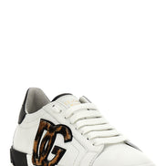Dolce & Gabbana Multicolor Calfskin Low Top Sneakers