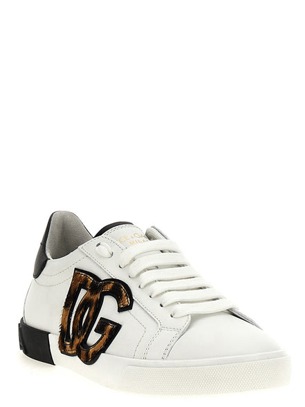 Dolce & Gabbana Multicolor Calfskin Low Top Sneakers