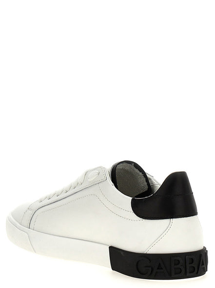 Dolce & Gabbana Multicolor Calfskin Low Top Sneakers