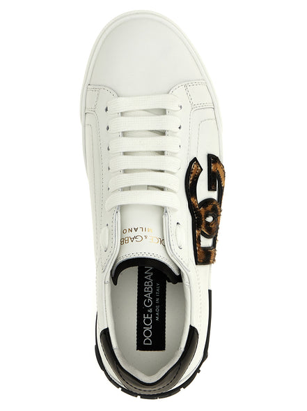 Dolce & Gabbana Multicolor Calfskin Low Top Sneakers