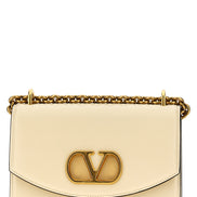 Valentino Garavani White Calfskin Shoulder Bag