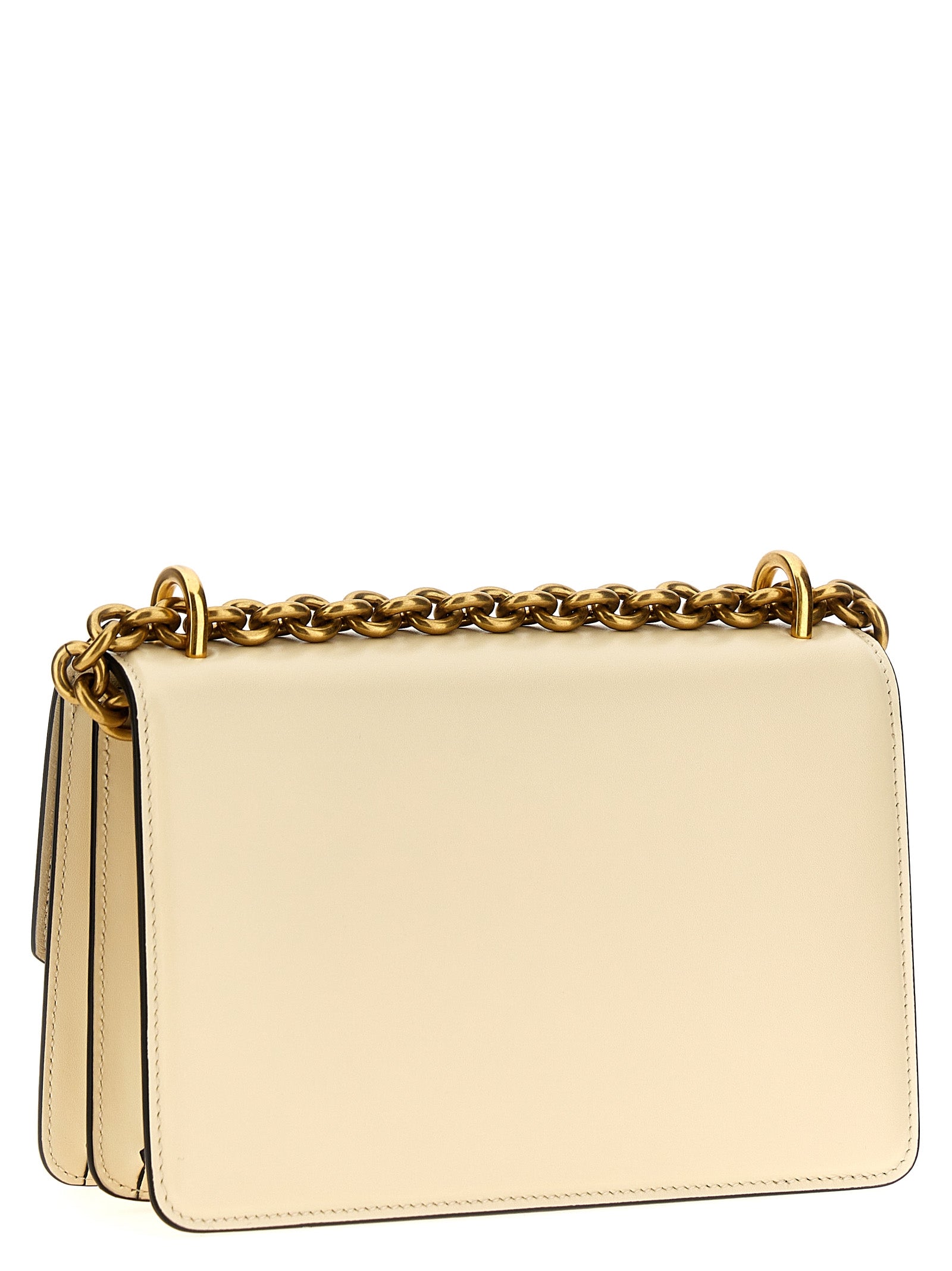 Valentino Garavani White Calfskin Shoulder Bag