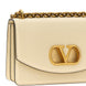 Valentino Garavani White Calfskin Shoulder Bag