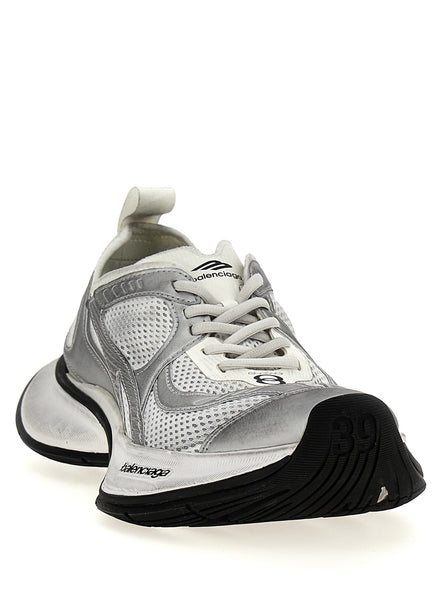 Balenciaga Gray Polyester Athletic Sneakers