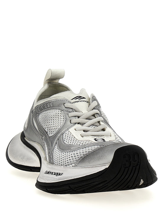 Balenciaga Gray Polyester Athletic Sneakers