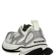 Balenciaga Gray Polyester Athletic Sneakers