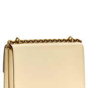 Valentino Garavani White Calfskin Shoulder Bag