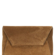Brunello Cucinelli Brown Calfskin Clutch Bag
