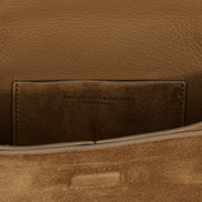 Brunello Cucinelli Brown Calfskin Clutch Bag