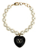 Valentino Garavani Black Brass Bracelet