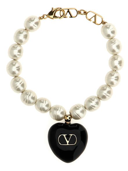 Valentino Garavani Black Brass Bracelet