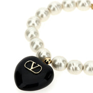 Valentino Garavani Black Brass Bracelet