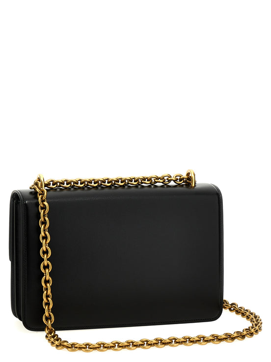 Valentino Garavani Black Calfskin Shoulder Bag
