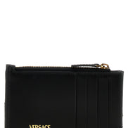 Versace Black Lamb Leather Cardholder
