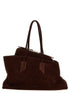 The Attico Brown Calfskin Shoulder Bag
