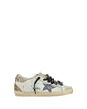 Golden Goose White Calf Leather Bos Taurus Low Top Sneakers