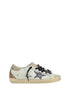 Golden Goose White Calf Leather Bos Taurus Low Top Sneakers