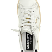 Golden Goose Blue Cowhide Low Top Sneakers
