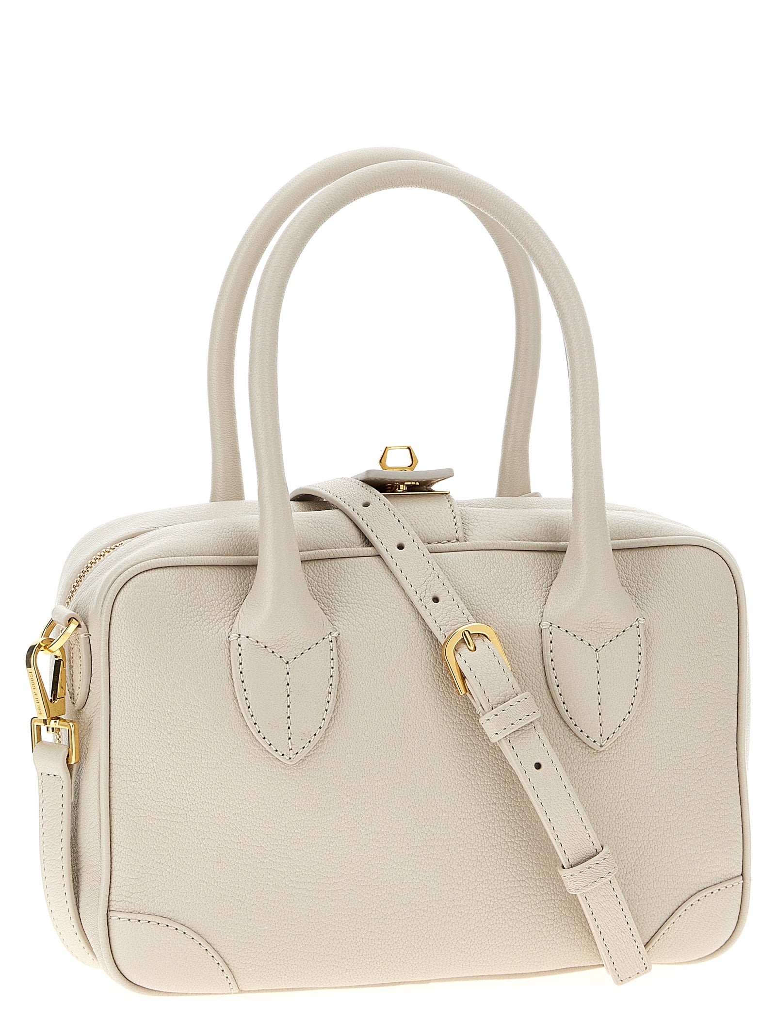 Golden Goose White Goatskin Handbag