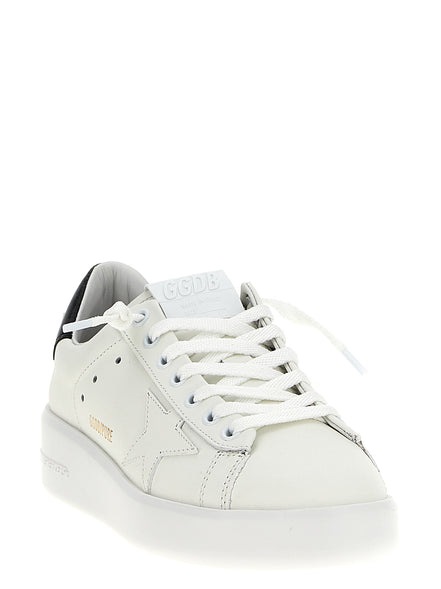 Golden Goose Black Cowhide Low Top Sneakers