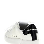 Golden Goose Black Cowhide Low Top Sneakers