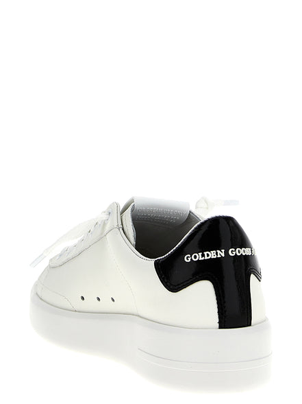 Golden Goose Black Cowhide Low Top Sneakers