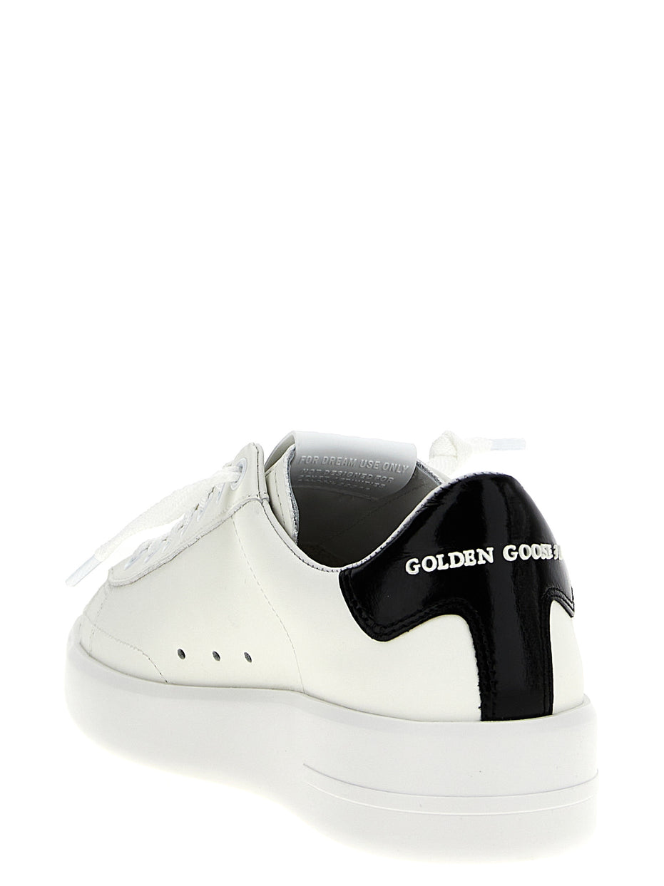 Golden Goose Black Cowhide Low Top Sneakers