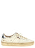 Golden Goose Silver Lamb Leather Low Top Sneakers