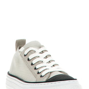 Brunello Cucinelli Multicolor Cotton Low Top Sneakers