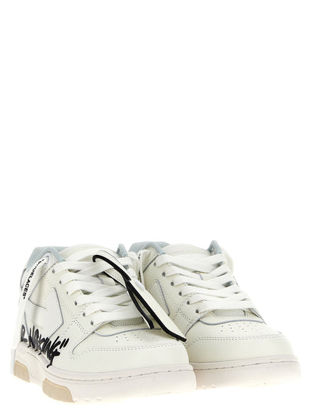Off-White Bicolor Bovine Leather Low Top Sneakers
