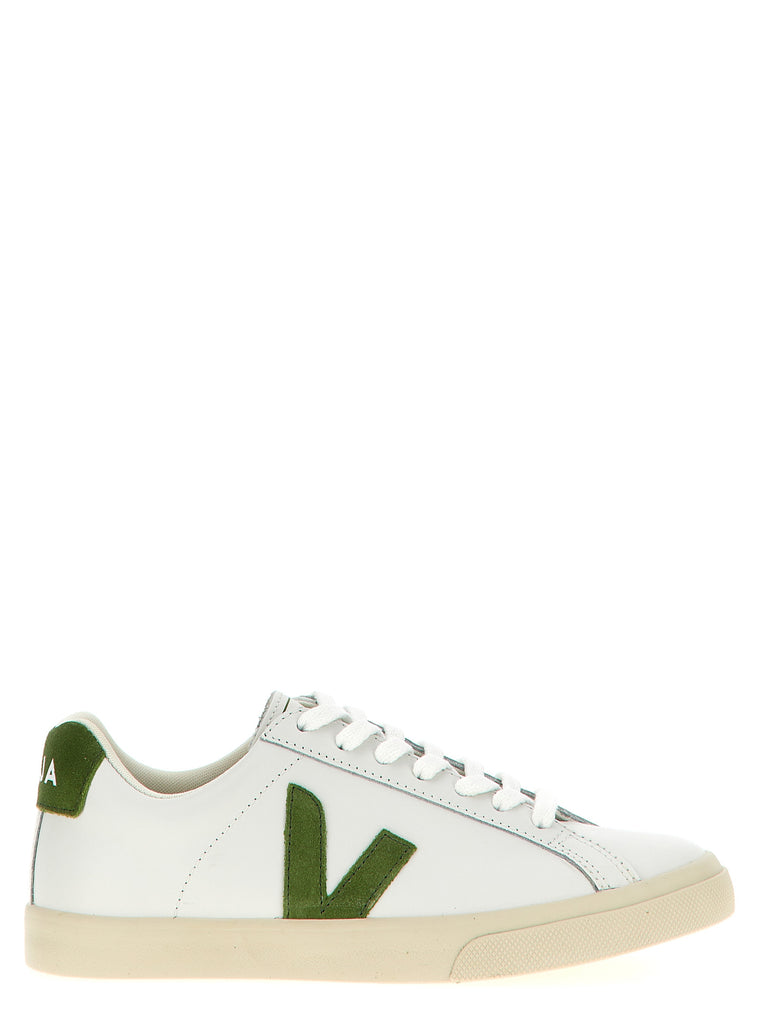 Δίχρωμα sneakers χαμηλού προφίλ από δέρμα μοσχαριού Veja