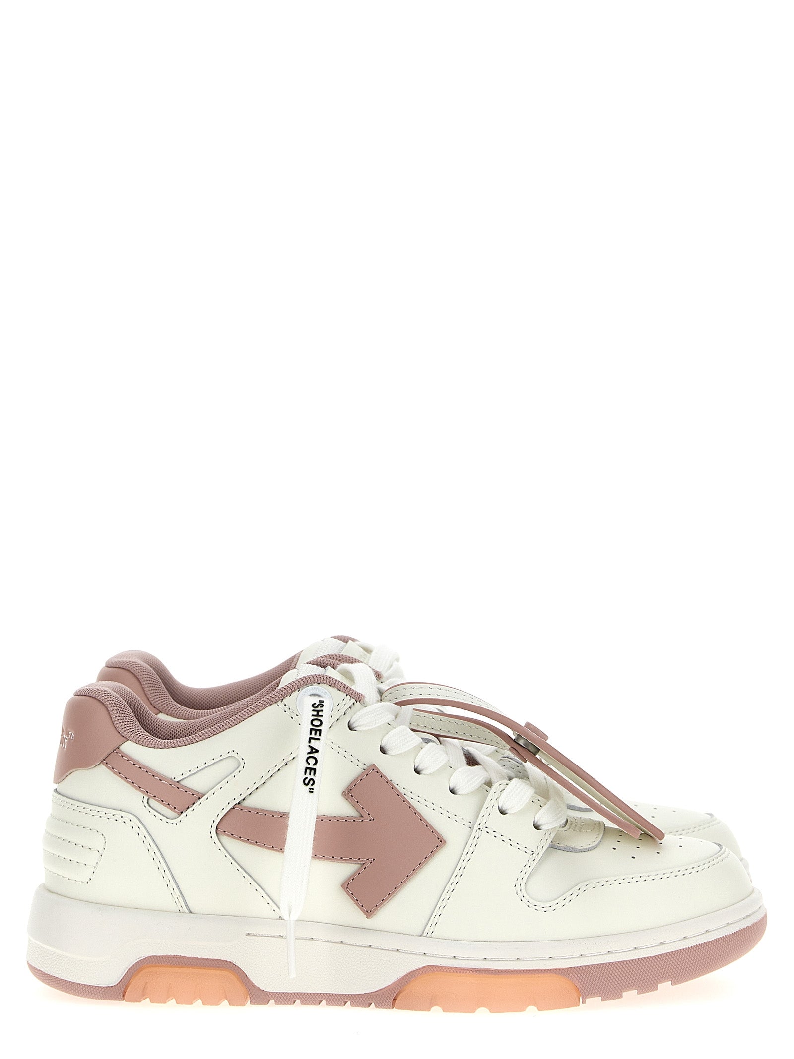 Πολύχρωμα δερμάτινα sneakers χαμηλού προφίλ από βοοειδές Off-White
