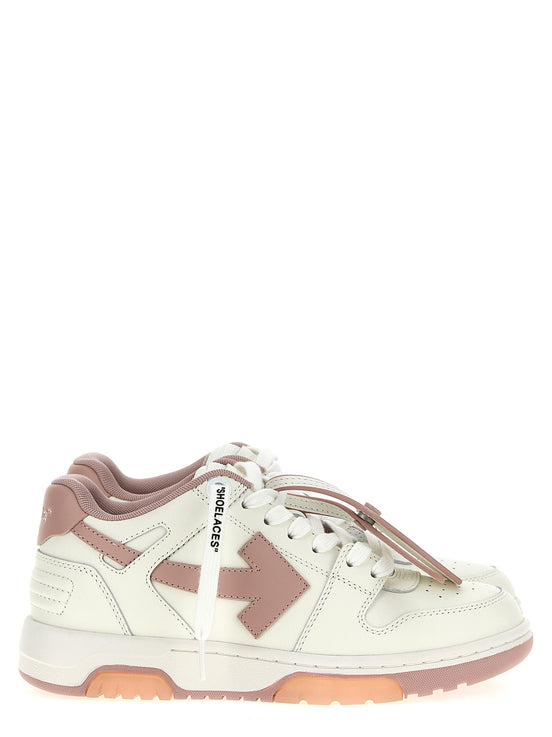 Πολύχρωμα δερμάτινα sneakers χαμηλού προφίλ από βοοειδές Off-White