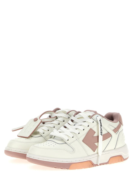 Πολύχρωμα δερμάτινα sneakers χαμηλού προφίλ από βοοειδές Off-White