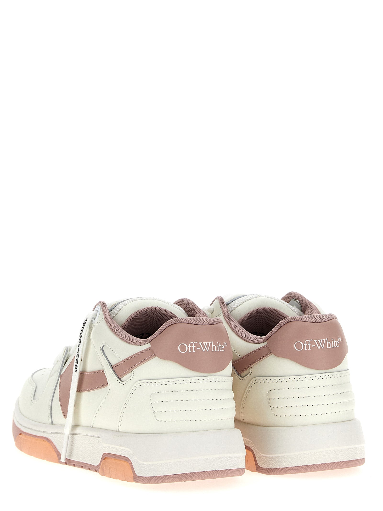 Πολύχρωμα δερμάτινα sneakers χαμηλού προφίλ από βοοειδές Off-White
