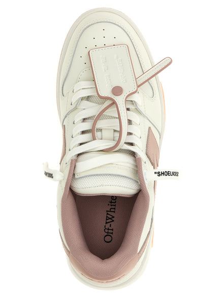 Πολύχρωμα δερμάτινα sneakers χαμηλού προφίλ από βοοειδές Off-White