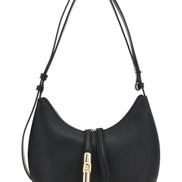 Furla Black Leather Shoulder Bag