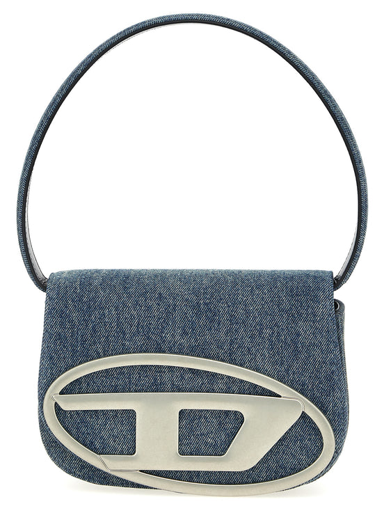 Diesel Blue Cotton Shoulder Bag