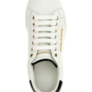 Dolce & Gabbana Bicolor Calfskin Low Top Sneakers