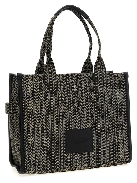 Μπεζ τσάντα tote από βαμβάκι Marc Jacobs