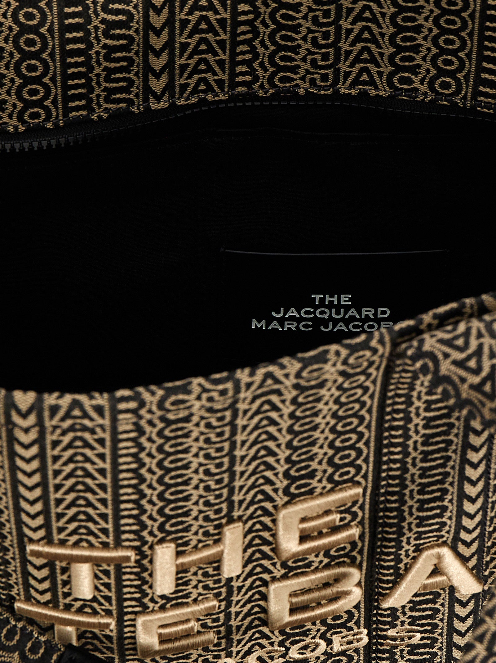 Μπεζ τσάντα tote από βαμβάκι Marc Jacobs